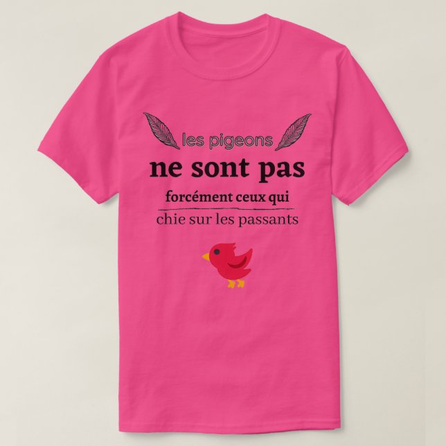 T-shirt pigeon 50 1 (Design devant)