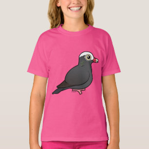 T-shirt Pigeon à couronne blanche