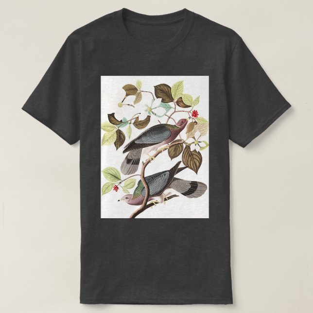 T-shirt Pigeon à queue nue 2 (Design devant)