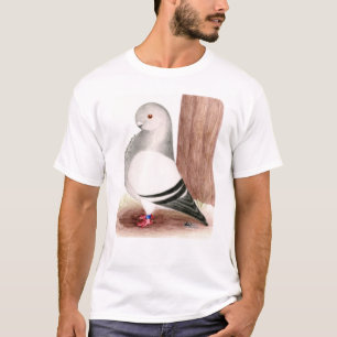 T-shirt Pigeon africain bleu de hibou