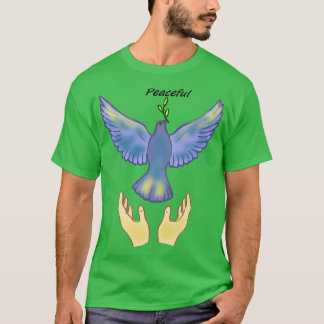 T-shirt Pigeon Apporte La Paix 2