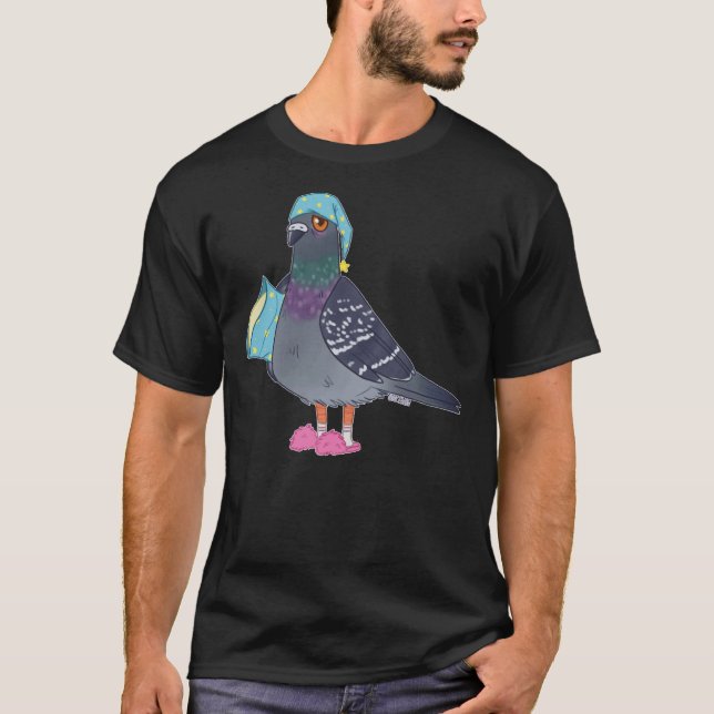 T-shirt pigeon beau (Devant)