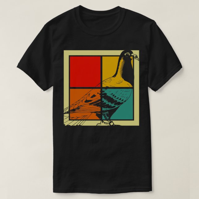 T-shirt Pigeon Bird 8 (Design devant)