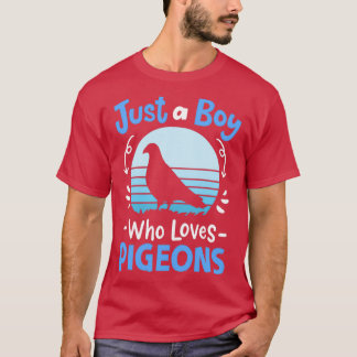 T-shirt Pigeon Bird Lover Retro