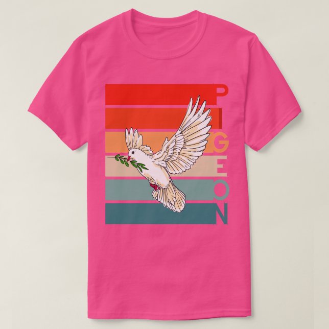 T-shirt Pigeon Bird Peace Dove (Design devant)