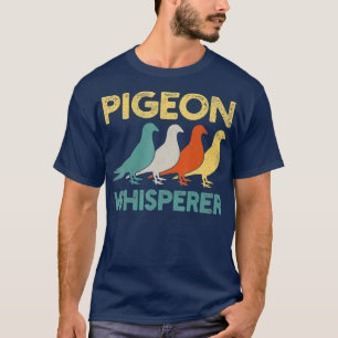 T-shirt Pigeon Birdwatcher Birder Retro Vintage