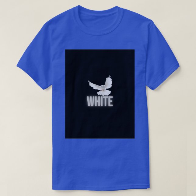 T-shirt Pigeon blanc 7 (Design devant)
