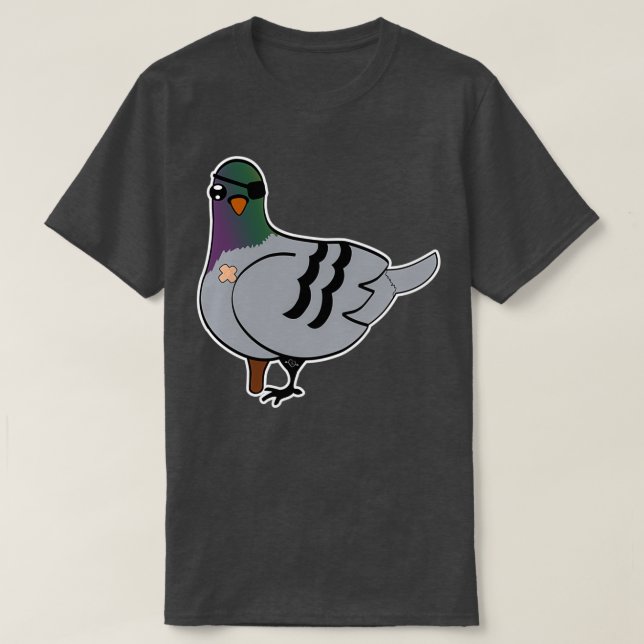 T-shirt Pigeon brun Cher Ami (Design devant)