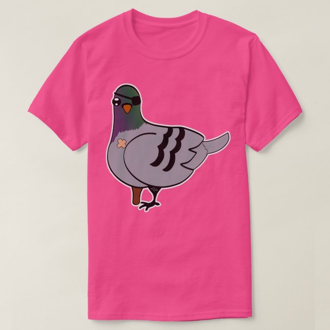 T-shirt Pigeon brun Cher Ami 1 (Design devant)