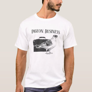 T-shirt Pigeon Business (Pas de sac à dos)