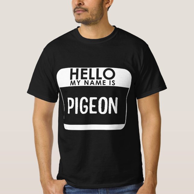 T-shirt Pigeon Costume Funny Easy Last Minute Halloween Bi (Devant)