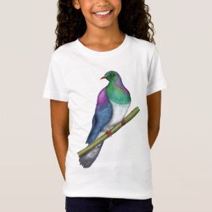 T-Shirt Pigeon de Kereru Wood