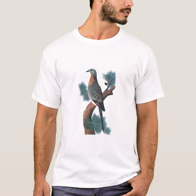 T-shirt Pigeon de passager - migratorius d'Ectopistes (Devant)