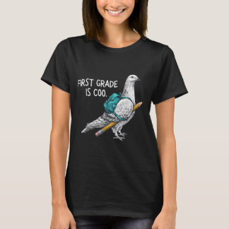T-shirt Pigeon de première année amusant retour à l'école