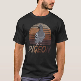 T-shirt Pigeon d'éleveur d'animaux rétro Pigeon Pigeon Pig