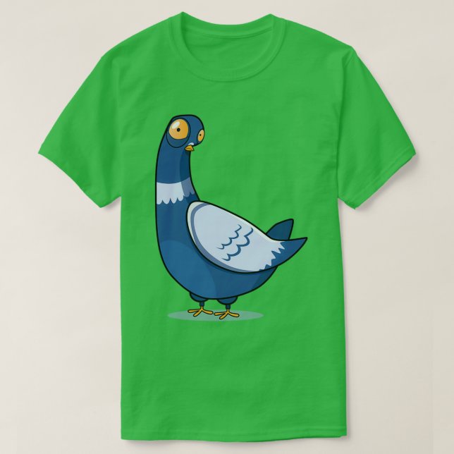T-shirt Pigeon effrayé (Design devant)