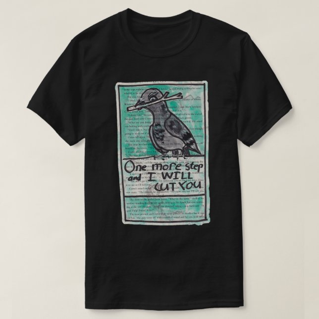 T-shirt Pigeon en colère 3 (Design devant)