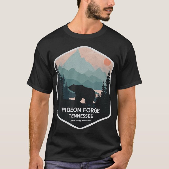 T-shirt Pigeon Forge Great Smoky Mountains Tennessee (Devant)