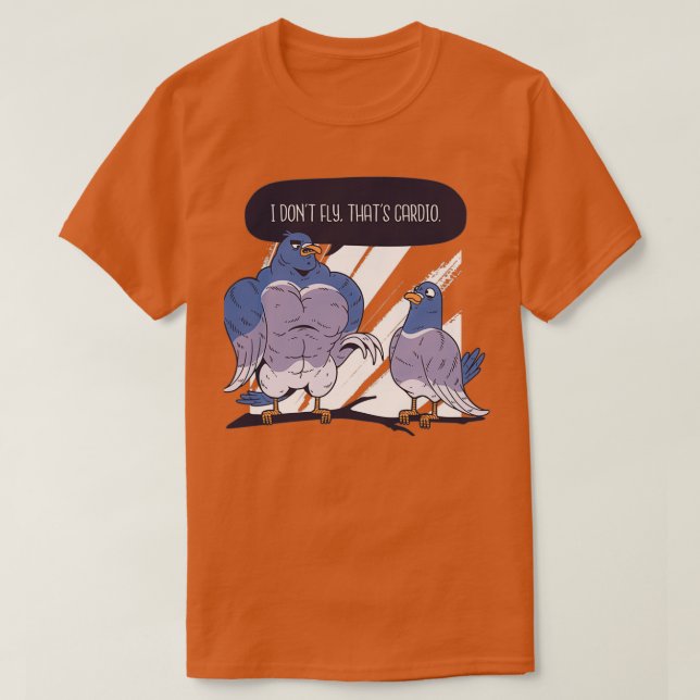 T-SHIRT PIGEON FUNNY (Design devant)