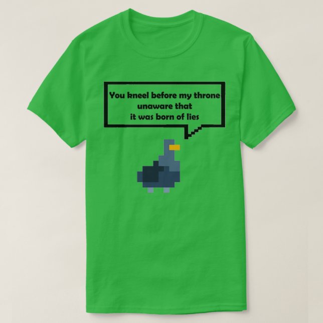 T-shirt Pigeon intellectuel 2 (Design devant)