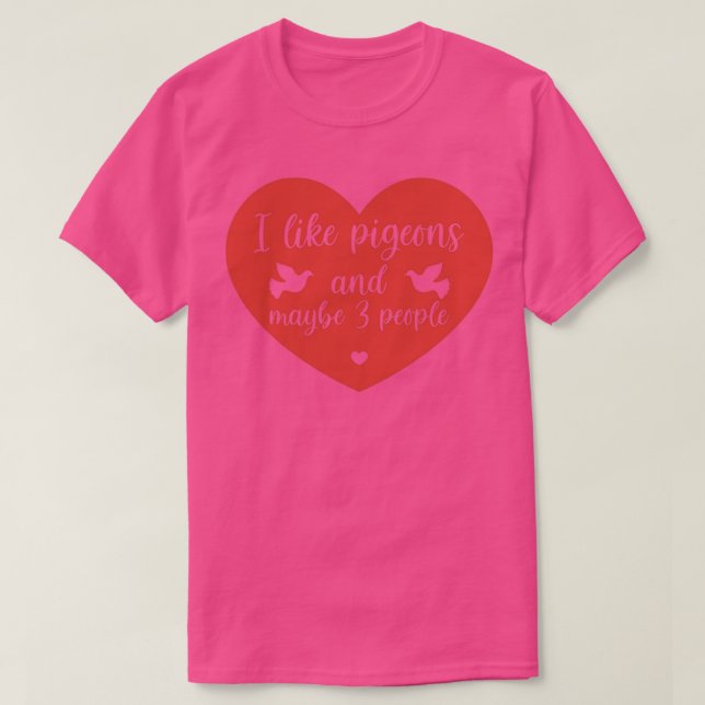 T-shirt Pigeon Lover 4 (Design devant)