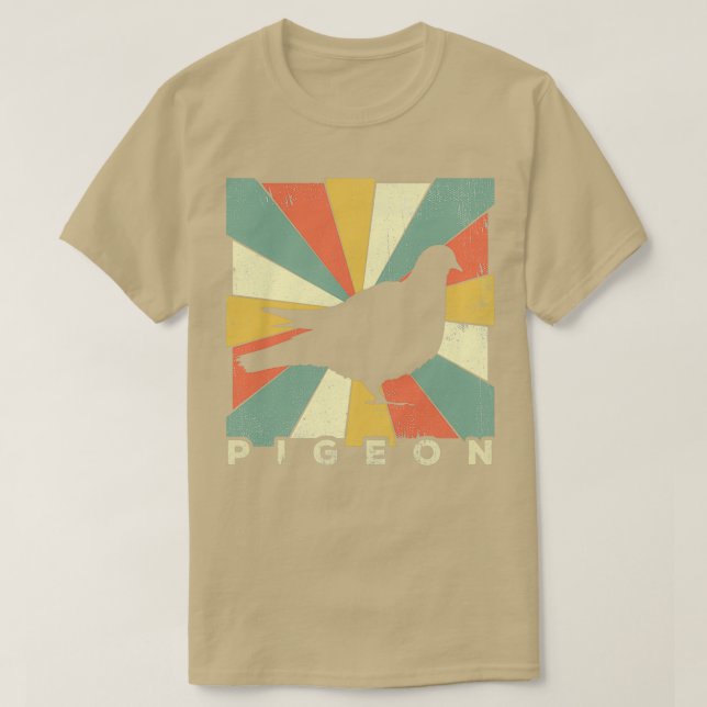 T-shirt Pigeon Lover Vintage Retro Animal 3 (Design devant)