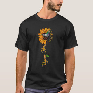 T-shirt Pigeon Maman Mignonne Tournesol Pigeon Oiseau Mère