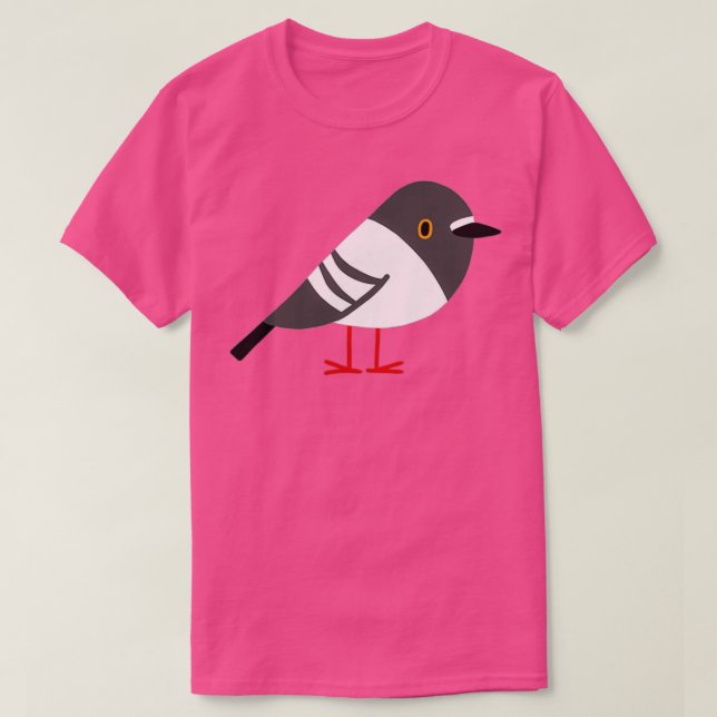 T-shirt Pigeon minimaliste (Design devant)