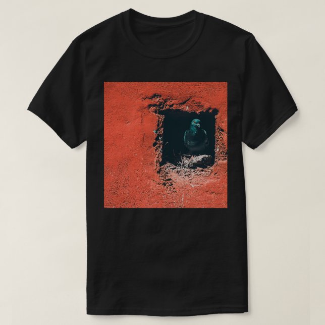 T-shirt pigeon Nature amp pigeon Red wall Mother pigeon Ph (Design devant)