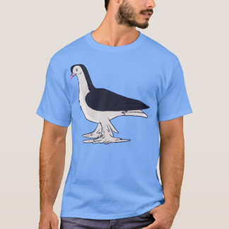 T-shirt Pigeon noir de Lahore