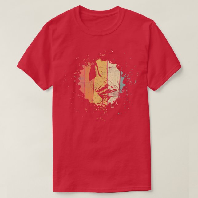 T-shirt Pigeon oiseau vintage 3 (Design devant)