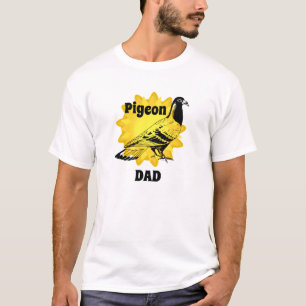 T-shirt Pigeon Papa Oiseau d'été