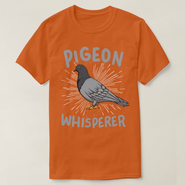 T-shirt Pigeon Pigeon Whisperer 2 (Design devant)