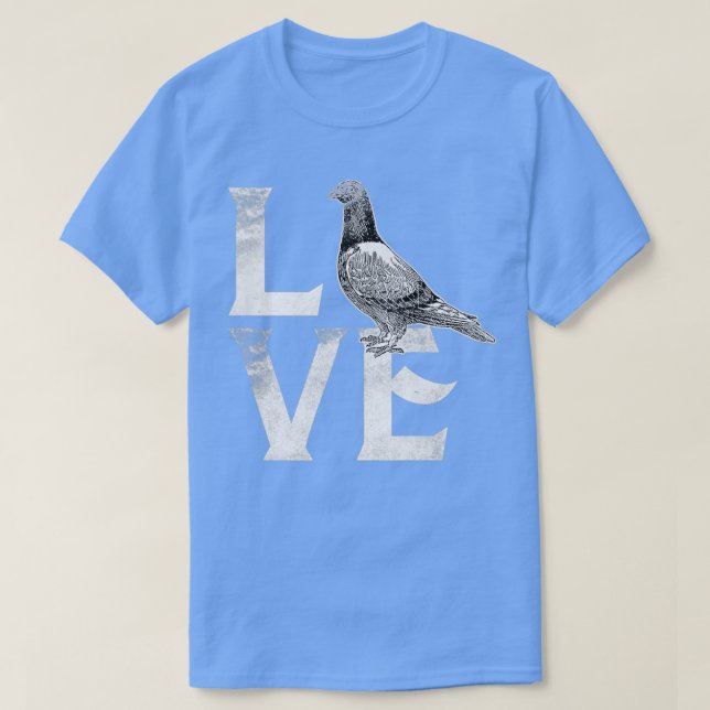 T-shirt Pigeon Post Love 2 (Design devant)