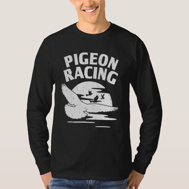T-shirt Pigeon Pour Cool Oiseau Pigeon Racing Homing 2 (Devant)