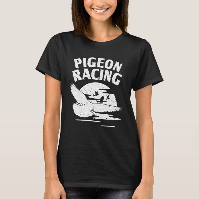 T-shirt Pigeon Pour Cool Oiseau Pigeon Racing Homing 2 (Devant)