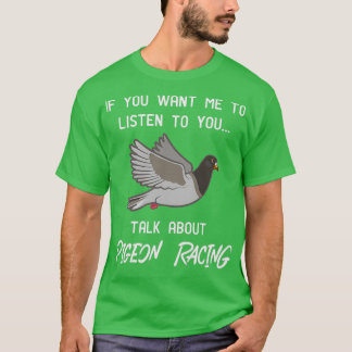 T-shirt Pigeon Racer imprimer Funny Pigeon Racer Parler