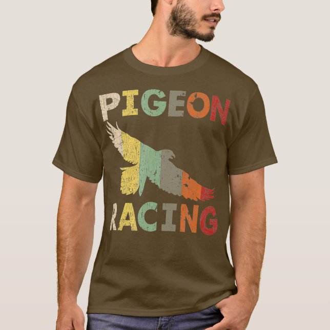 T-shirt Pigeon Racing (Devant)