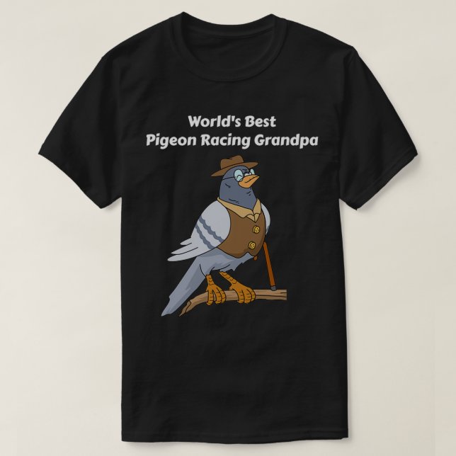 T-shirt Pigeon Racing Gifts Men Grandpa Fatherx27s Day Pig (Design devant)