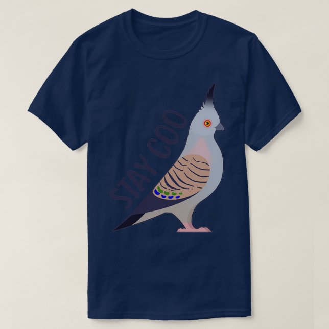 T-shirt Pigeon Reste Coo 2 (Design devant)