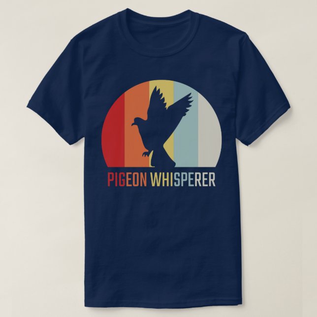 T-shirt Pigeon Retro Vintage 2 (Design devant)