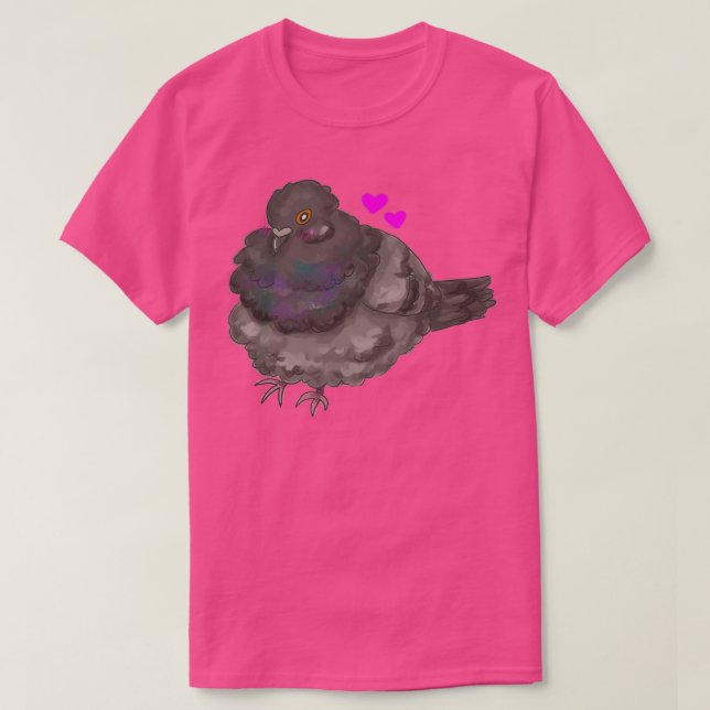 T-shirt Pigeon roux (Design devant)