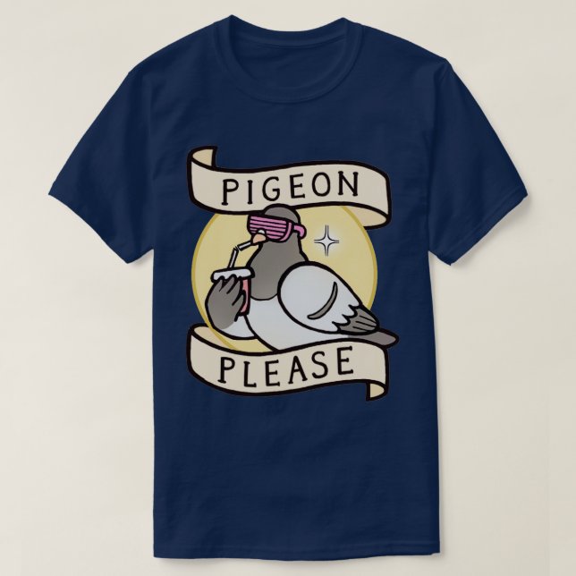 T-shirt Pigeon s'il vous plaît 2 (Design devant)
