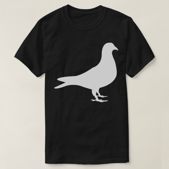 T-shirt Pigeon Silhouette (Design devant)