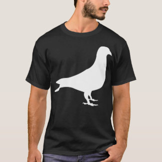 T-shirt Pigeon Silhouette