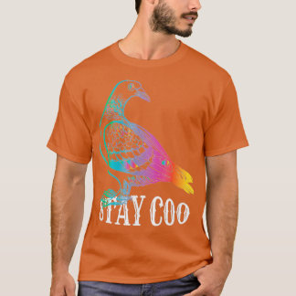 T-shirt Pigeon Stay Coo Amour Amoureux Pigeons Oiseaux Amo