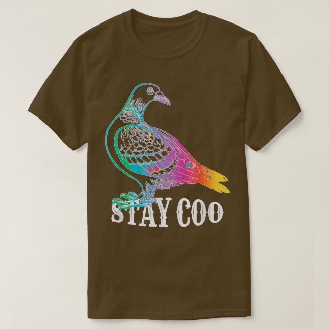 T-shirt Pigeon Stay Coo Funny Love 2 (Design devant)