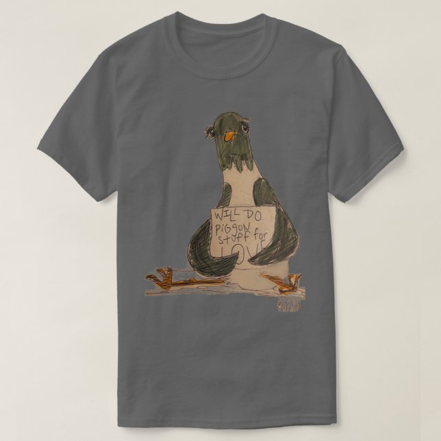 T-shirt Pigeon Stuff (Design devant)