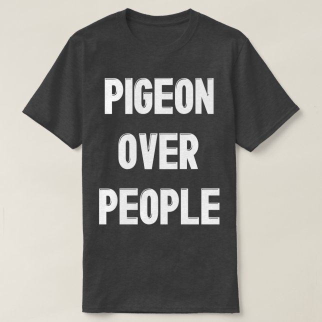 T-shirt Pigeon Sur Les Gens Amusants Pigeon Oiseau Amoureu (Design devant)
