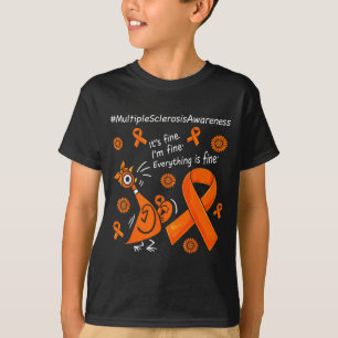 T-shirt Pigeon tout va bien tout est bien ms sensibilisati
